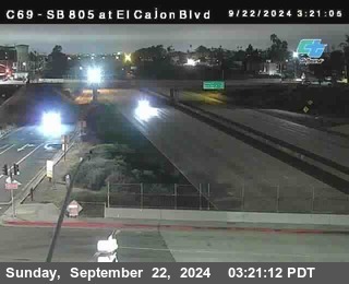 SB 805 at El Cajon Blvd (On Ramp)