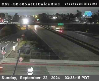 SB 805 at El Cajon Blvd (On Ramp)