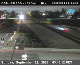 SB 805 at El Cajon Blvd (On Ramp)