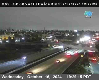 SB 805 at El Cajon Blvd (On Ramp)