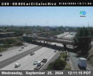 SB 805 at El Cajon Blvd (On Ramp)