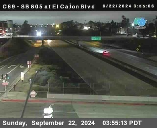 SB 805 at El Cajon Blvd (On Ramp)