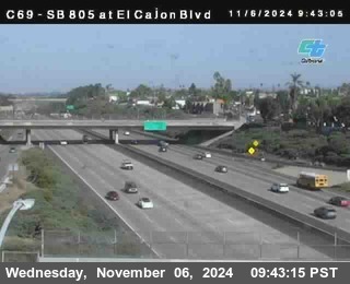 SB 805 at El Cajon Blvd (On Ramp)