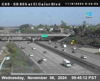 SB 805 at El Cajon Blvd (On Ramp)