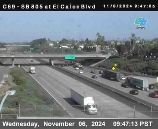 SB 805 at El Cajon Blvd (On Ramp)