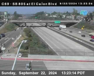 SB 805 at El Cajon Blvd (On Ramp)