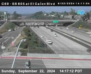 SB 805 at El Cajon Blvd (On Ramp)