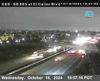 SB 805 at El Cajon Blvd (On Ramp)