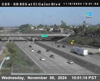 SB 805 at El Cajon Blvd (On Ramp)