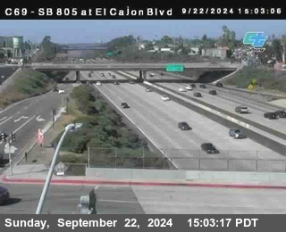 SB 805 at El Cajon Blvd (On Ramp)