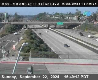 SB 805 at El Cajon Blvd (On Ramp)