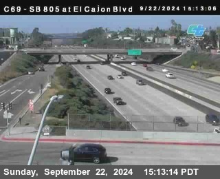 SB 805 at El Cajon Blvd (On Ramp)