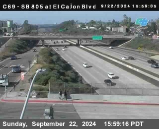 SB 805 at El Cajon Blvd (On Ramp)