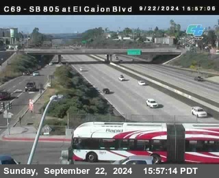 SB 805 at El Cajon Blvd (On Ramp)