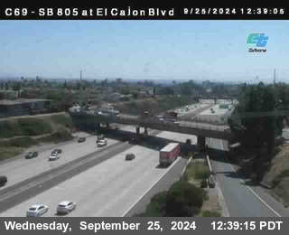 SB 805 at El Cajon Blvd (On Ramp)