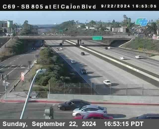 SB 805 at El Cajon Blvd (On Ramp)