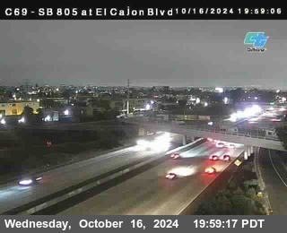 SB 805 at El Cajon Blvd (On Ramp)