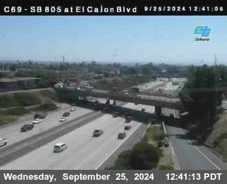 SB 805 at El Cajon Blvd (On Ramp)