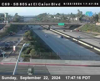 SB 805 at El Cajon Blvd (On Ramp)