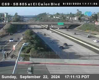 SB 805 at El Cajon Blvd (On Ramp)