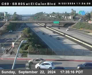 SB 805 at El Cajon Blvd (On Ramp)