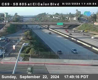 SB 805 at El Cajon Blvd (On Ramp)