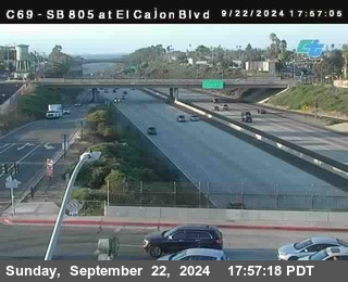 SB 805 at El Cajon Blvd (On Ramp)