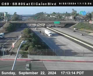 SB 805 at El Cajon Blvd (On Ramp)