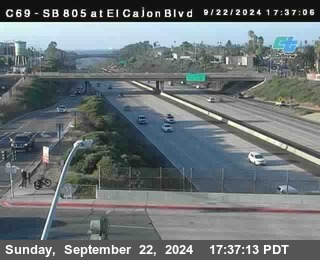 SB 805 at El Cajon Blvd (On Ramp)