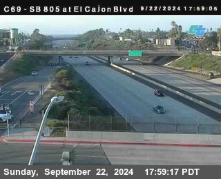 SB 805 at El Cajon Blvd (On Ramp)