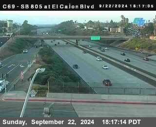 SB 805 at El Cajon Blvd (On Ramp)