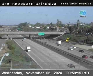 SB 805 at El Cajon Blvd (On Ramp)