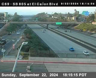 SB 805 at El Cajon Blvd (On Ramp)