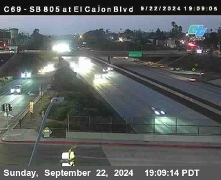 SB 805 at El Cajon Blvd (On Ramp)