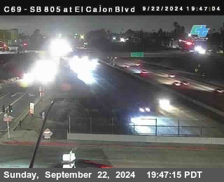 SB 805 at El Cajon Blvd (On Ramp)