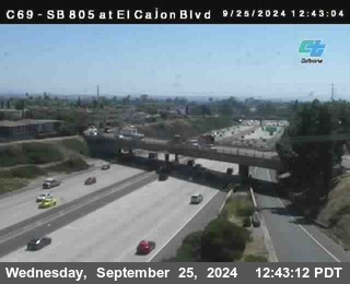 SB 805 at El Cajon Blvd (On Ramp)