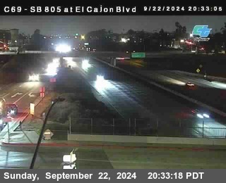 SB 805 at El Cajon Blvd (On Ramp)