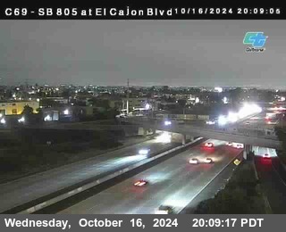 SB 805 at El Cajon Blvd (On Ramp)