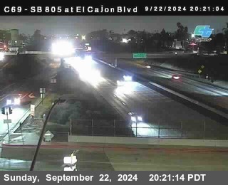 SB 805 at El Cajon Blvd (On Ramp)