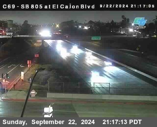 SB 805 at El Cajon Blvd (On Ramp)