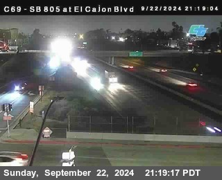 SB 805 at El Cajon Blvd (On Ramp)