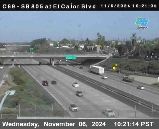 SB 805 at El Cajon Blvd (On Ramp)