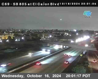 SB 805 at El Cajon Blvd (On Ramp)