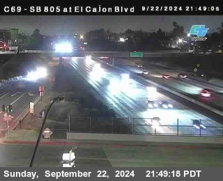 SB 805 at El Cajon Blvd (On Ramp)