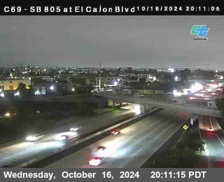 SB 805 at El Cajon Blvd (On Ramp)