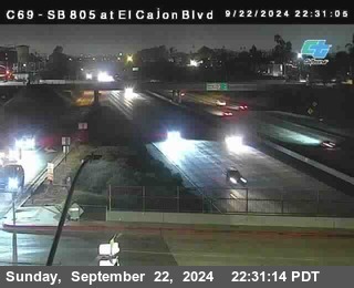 SB 805 at El Cajon Blvd (On Ramp)