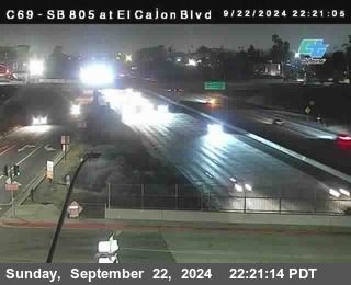 SB 805 at El Cajon Blvd (On Ramp)