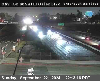 SB 805 at El Cajon Blvd (On Ramp)