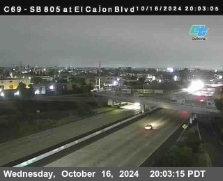 SB 805 at El Cajon Blvd (On Ramp)