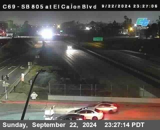 SB 805 at El Cajon Blvd (On Ramp)